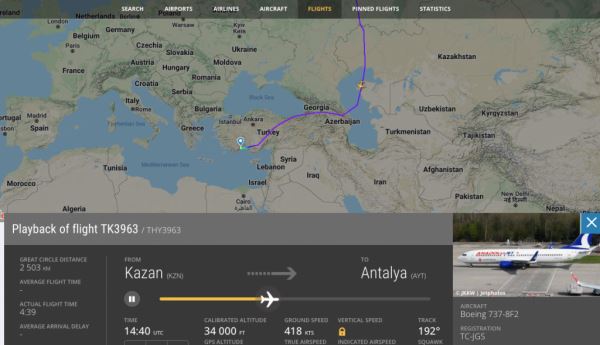 Вместо Turkish Airlines в регионы прилетают самолеты лоукостера Anadolujet